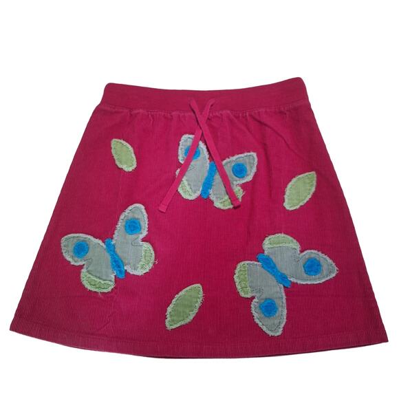 Mini Boden butterfly appliqué corduroy skirt - Picture 1 of 12
